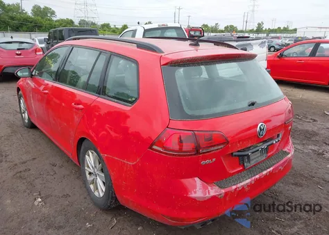 2015 Volkswagen Golf Sportwagen Tsi S 4-Door из США, поврежденный, VIN 3VWC17AU1FM506752